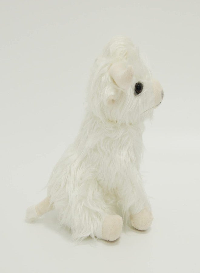 EVOLVEOVER Highland Cow Stuffed Animal Realistic Fluffy Scottish Plush Cow Farm Toys (White) - Image 5